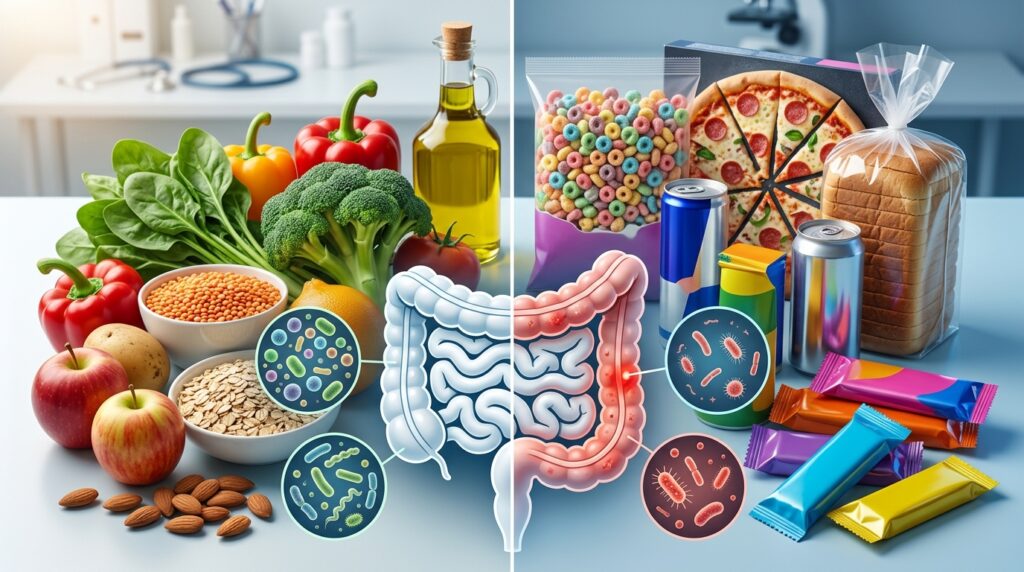 Imagen editorial relacionada con Alimentos ultraprocesados y microbiota (Parte II)